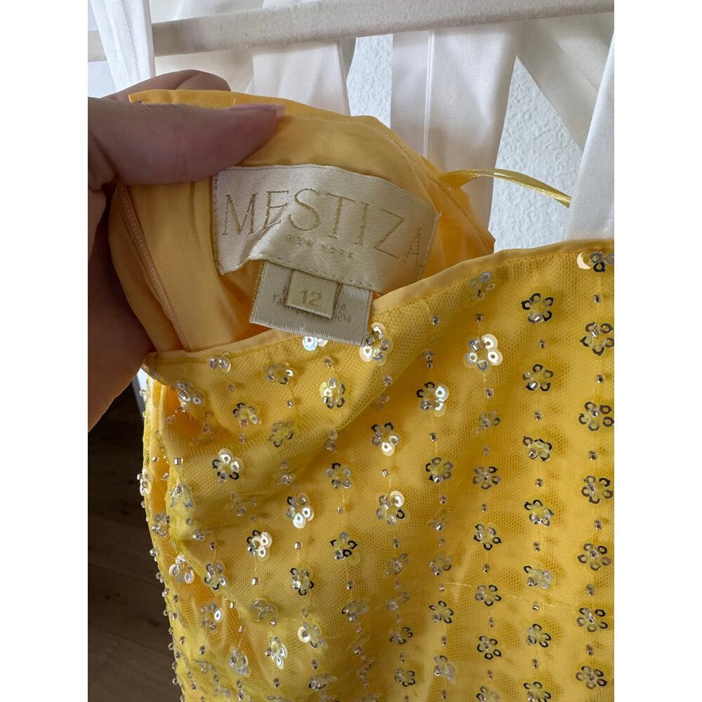 Mestiza New York | Millie Sequined Halter Mini Dress - Picture 5 of 6